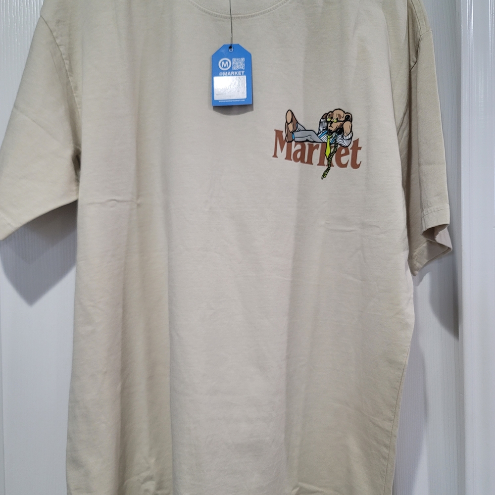 Arket Beige Short Sleeve Tee